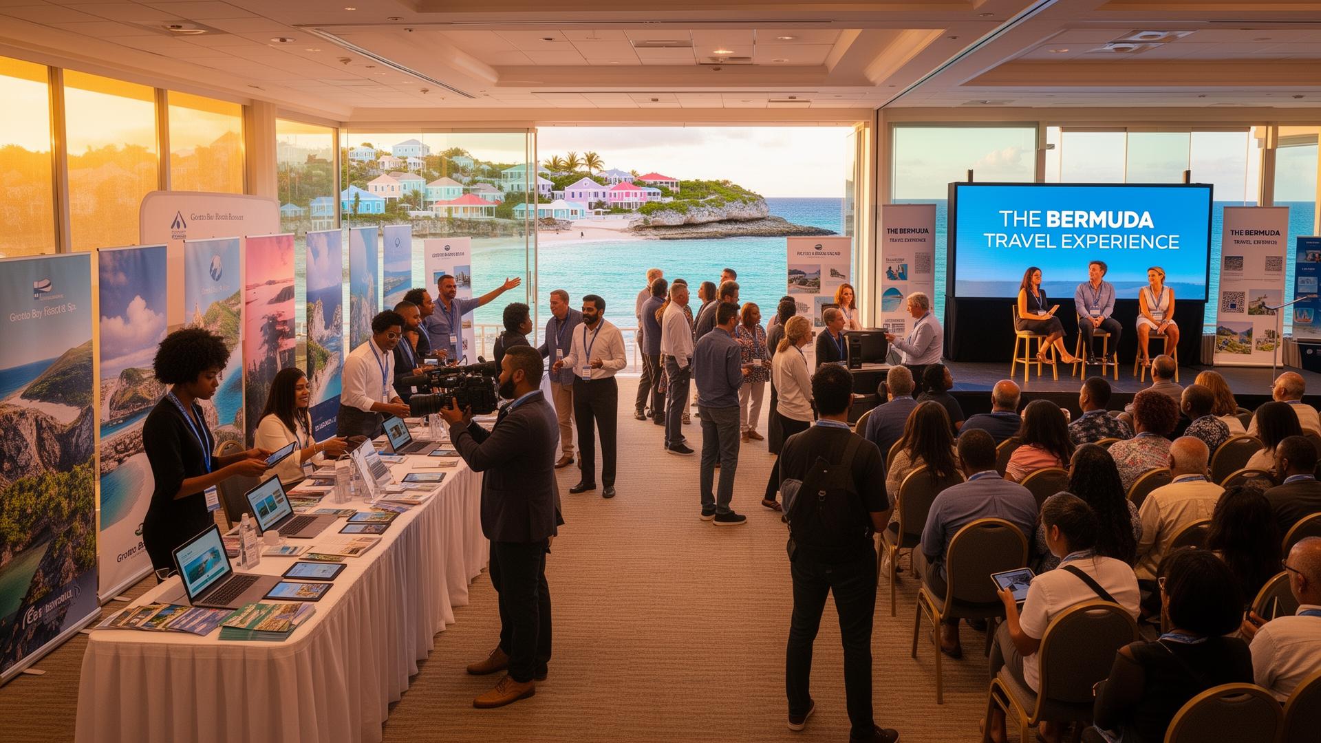 Networking at the Bermuda Travel Experience